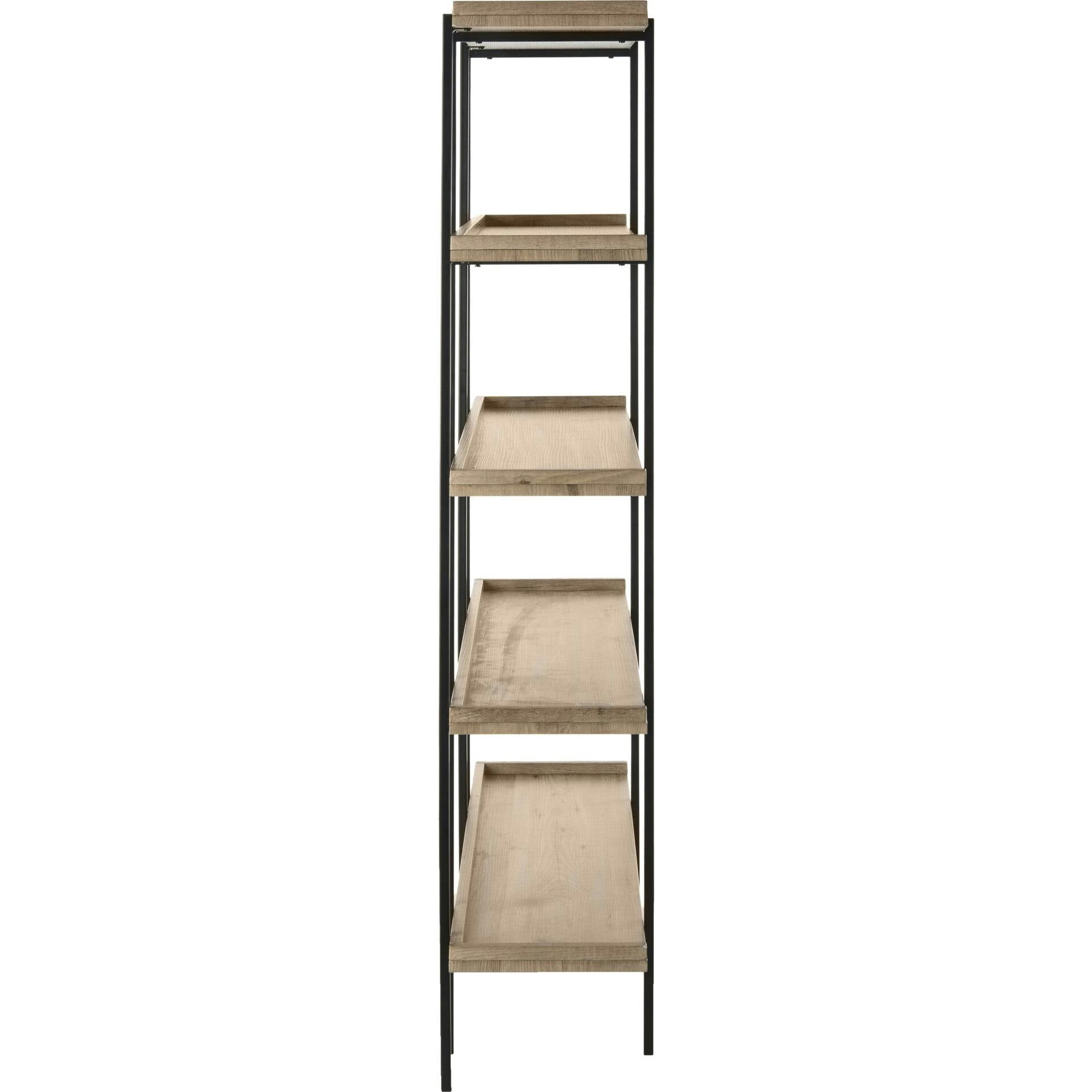 Cecilia Retro Mid-Century 5-Tier Wood Etagere