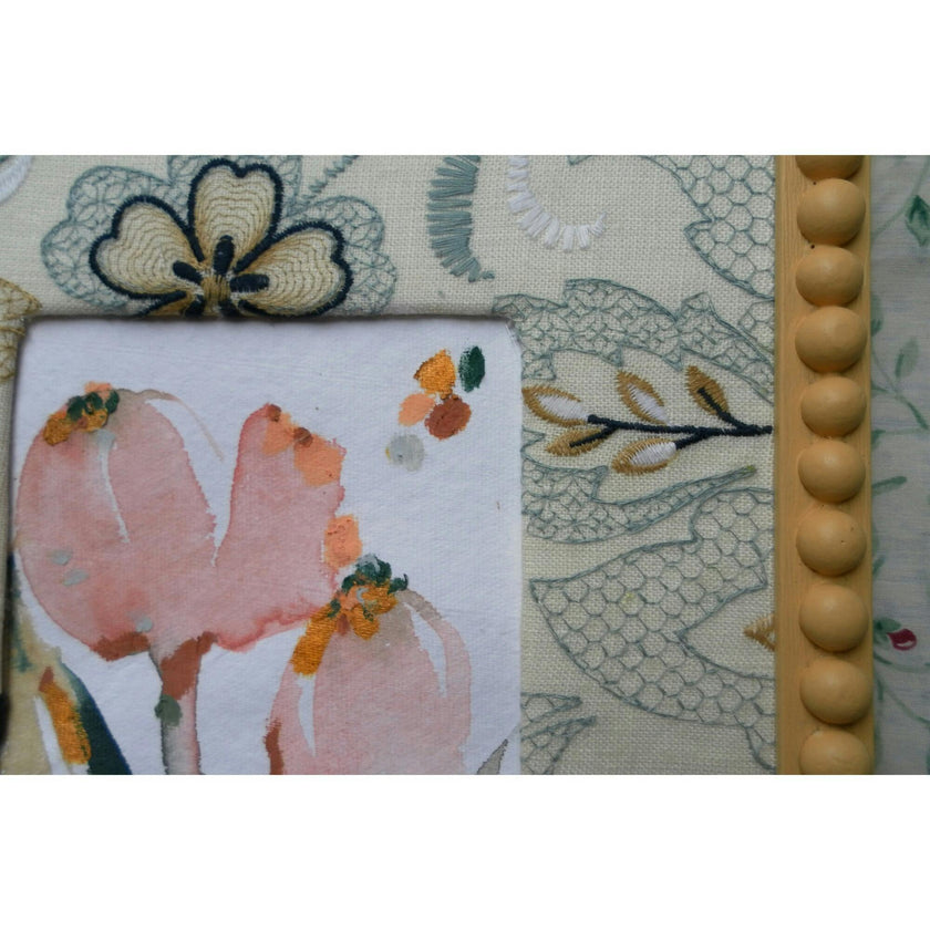 Slow Seeds No. 23 – Original Watercolor & Oil Pastel Painting