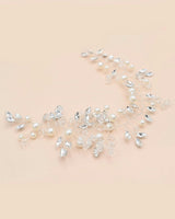 Crystal Accent Pearl Hair Vine