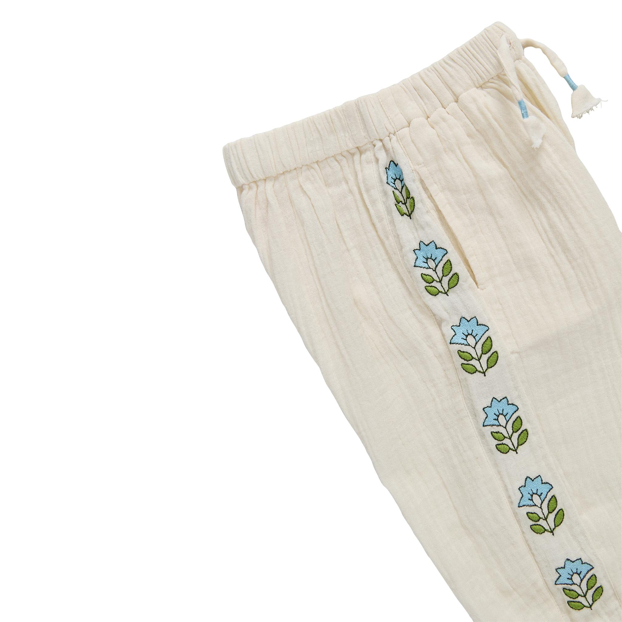 Girls Kiran Pant - Antique White