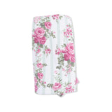 Cabbage Rose Stripe - Ruffle Blanket