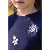 TARTINE ET CHOCOLAT Floral Fields Sweater - Marine