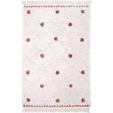 Wooly Fringed Rectangular Rug