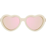 Polarized Heart: Rose Gold Mirrored Lens