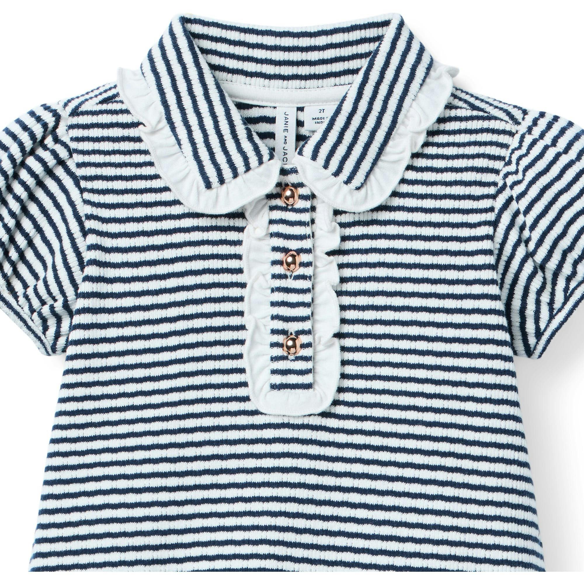 Textured Striped Dress
