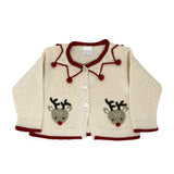Knit Reindeer Cardigan