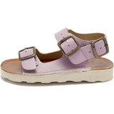 Spike Leather Sandal, Purple