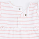 Stripe Puppy - Long Sleeve Dress with Ruffle and Bloomer (2T-4T Dress Only)