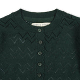 Organic Puff Sleeve Henley Sweater