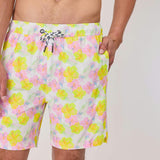 Mens Aloha Vacay Recycled Swim Short