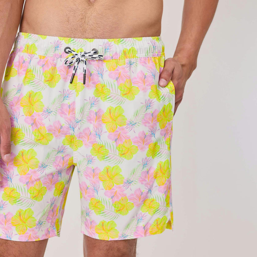 Mens Aloha Vacay Recycled Swim Short