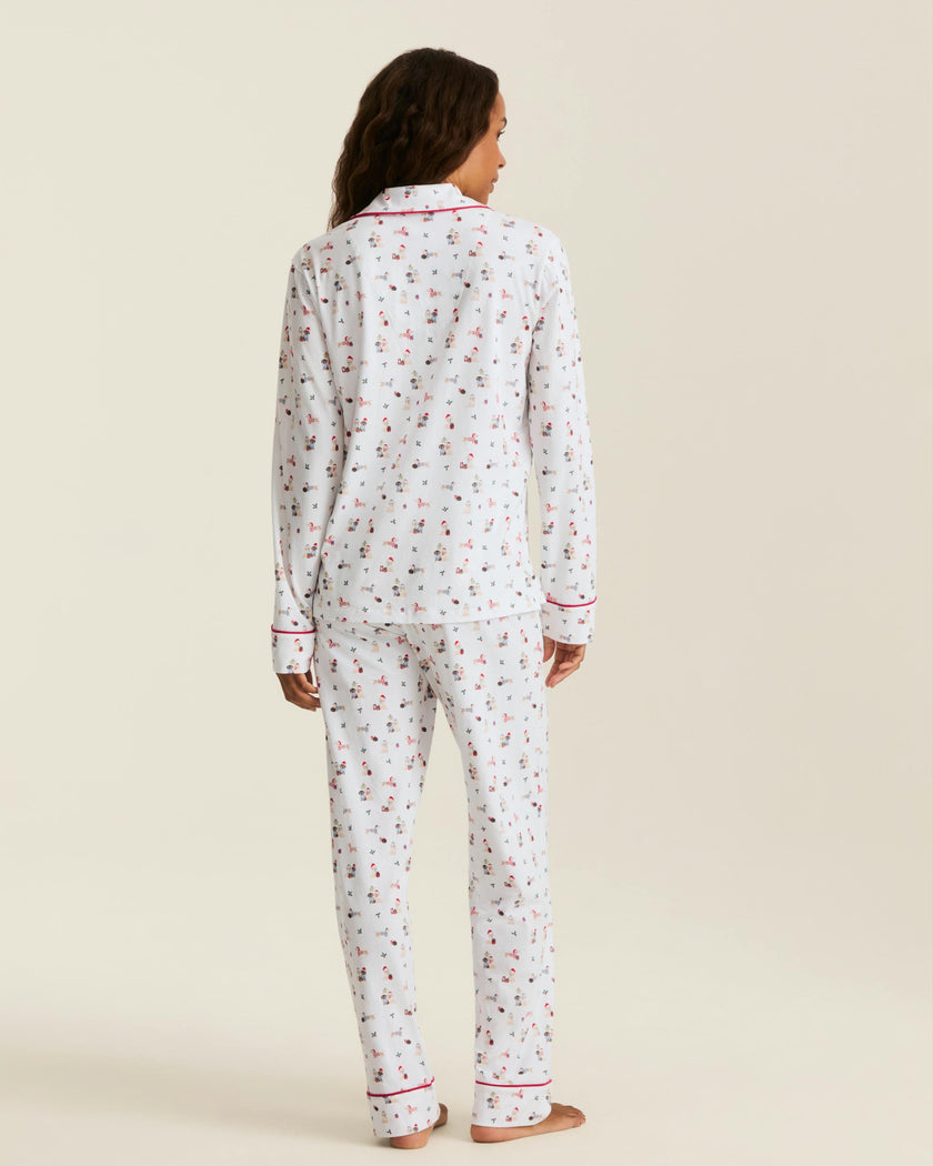 Women's Pima Pajama Set in Woof de Noël