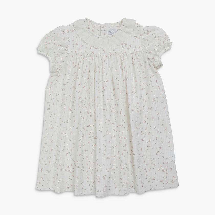 Belle Dress Jacquard Pink