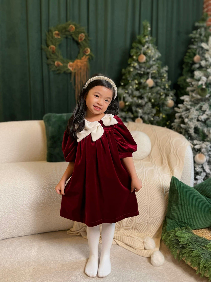 Cotton Velvet Rosemoor Dress