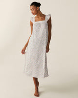 Women's Pima Clara Nightgown in Meadow Bloom