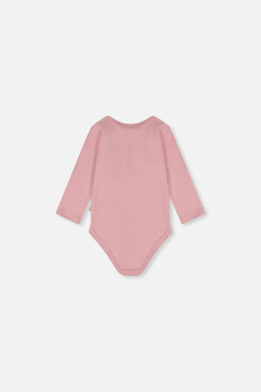 Organic Cotton Onesie Dusty Pink