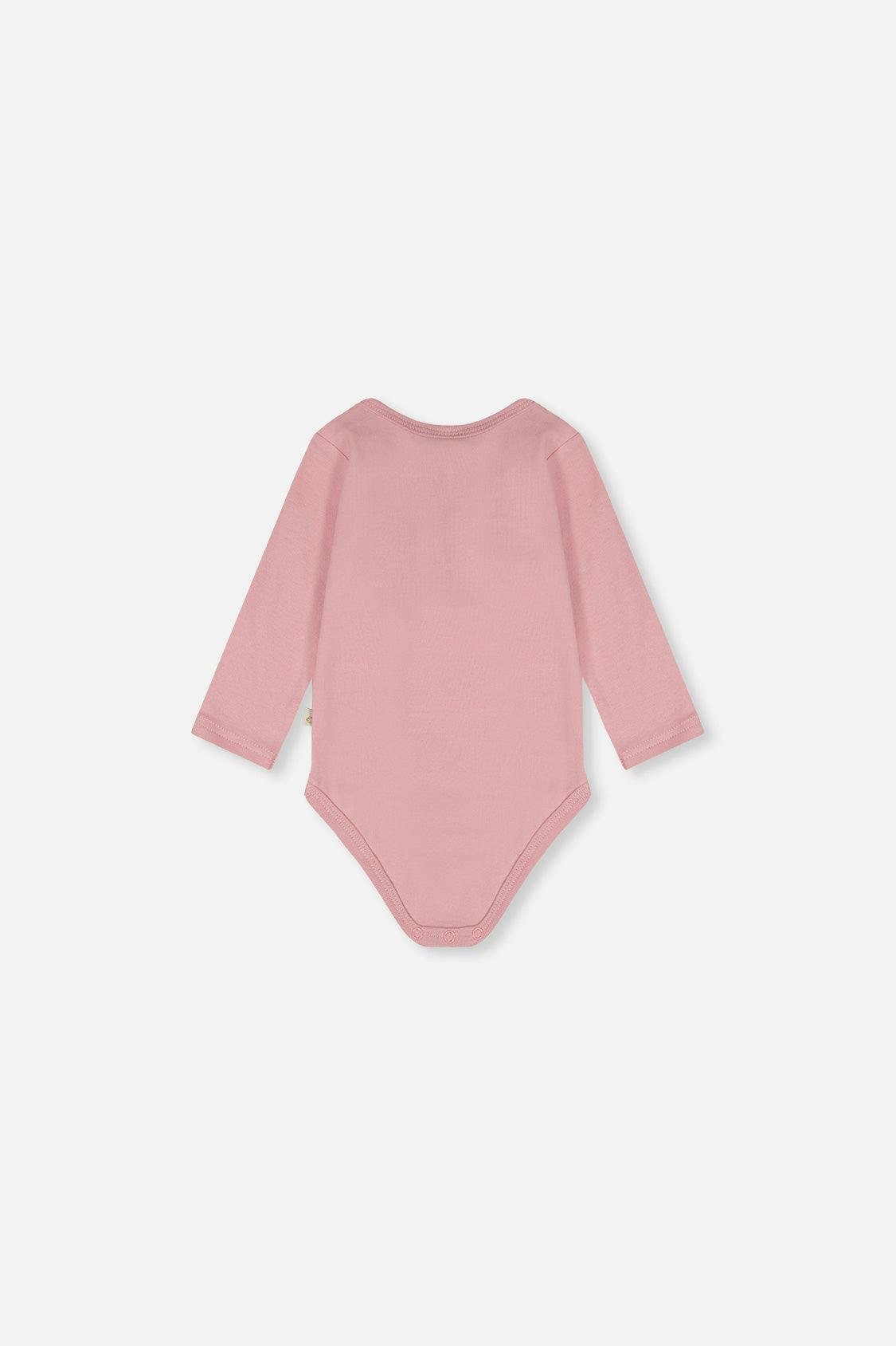 Organic Cotton Onesie Dusty Pink