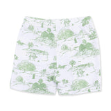 Golf Toile Green - Loungewear Short Set