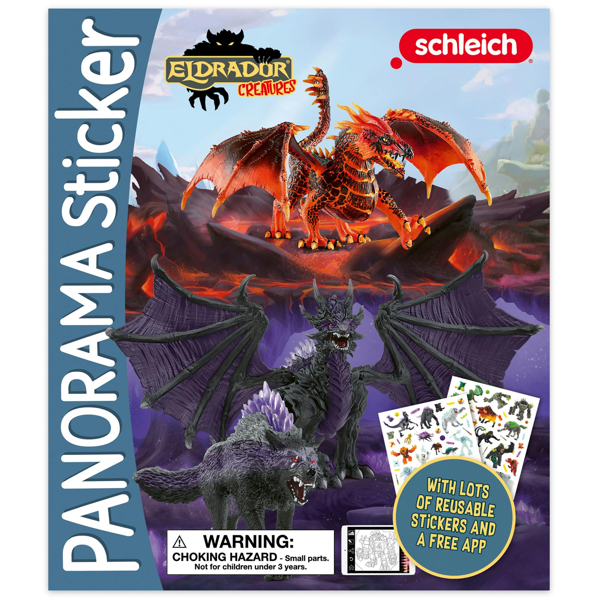 Panorama Sticker Book: Schleich Eldrador Creatures