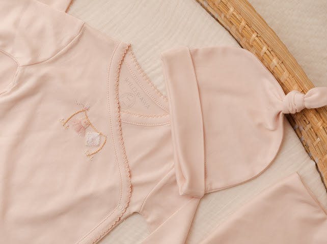 Embroidered Three Piece Set