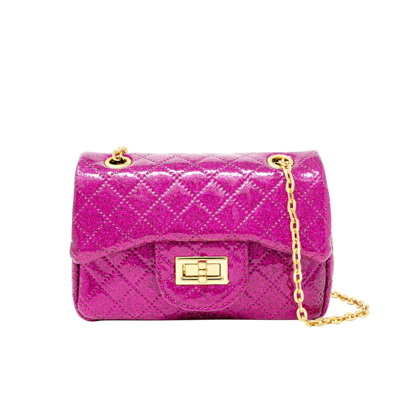 Classic Quilted Sparkle Mini Handbag