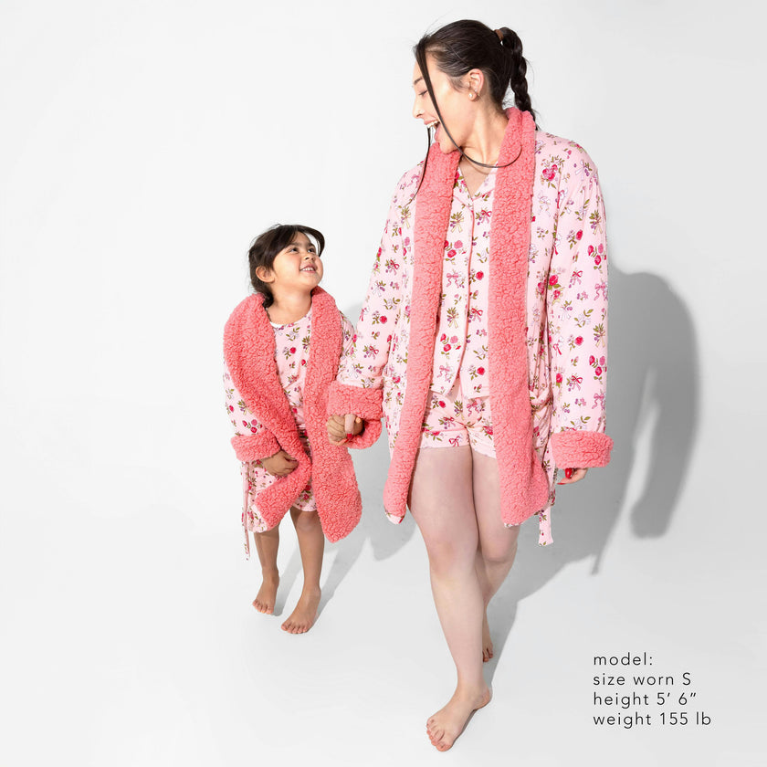 Bows & Blooms Bamboo Women's Pajama Short Set