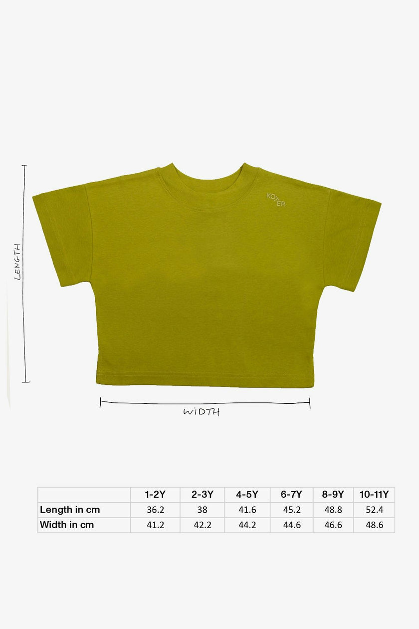 Blue Rory Oversized embroidered logo T-shirt