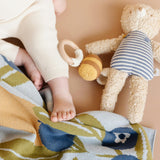 Blueberry Blanket and Henry Bear Plush Toy Set