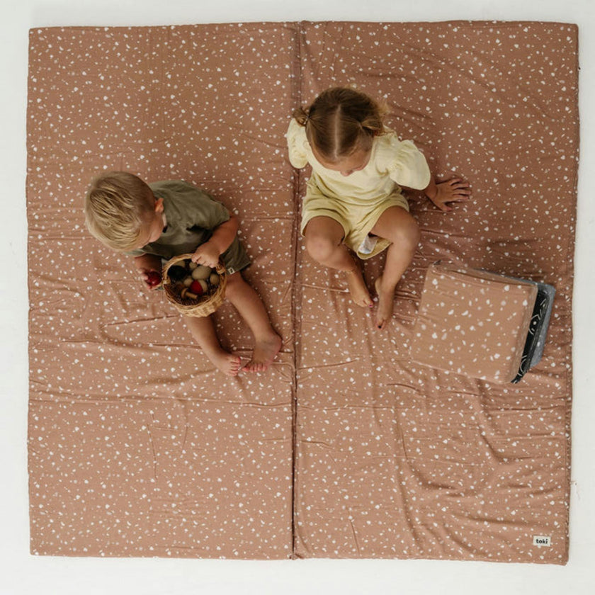Terrazzo Clay Organic Cotton Mat
