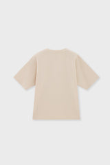 Relaxed Organic Cotton T-Shirt With SOW Embroidery