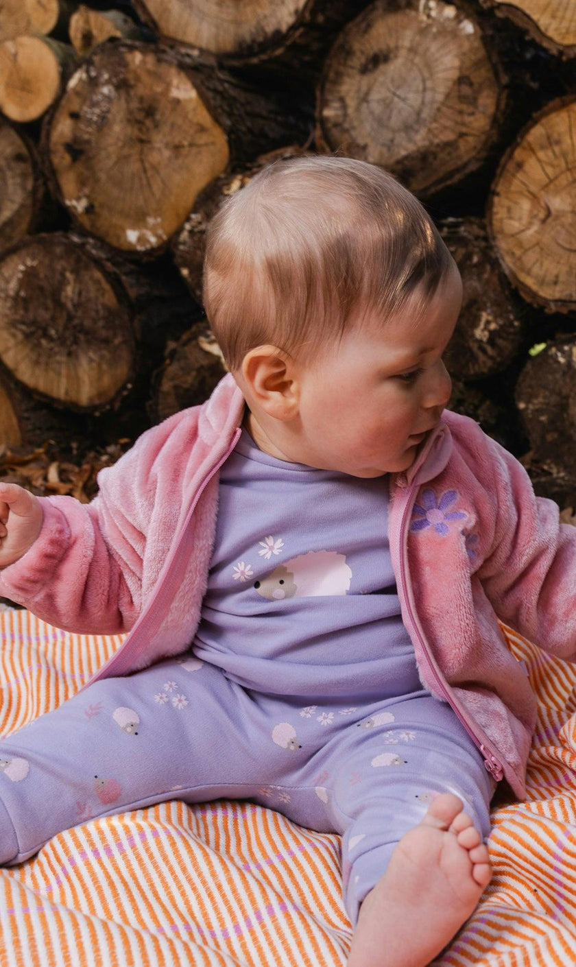 Plush Jacket Dusty Pink