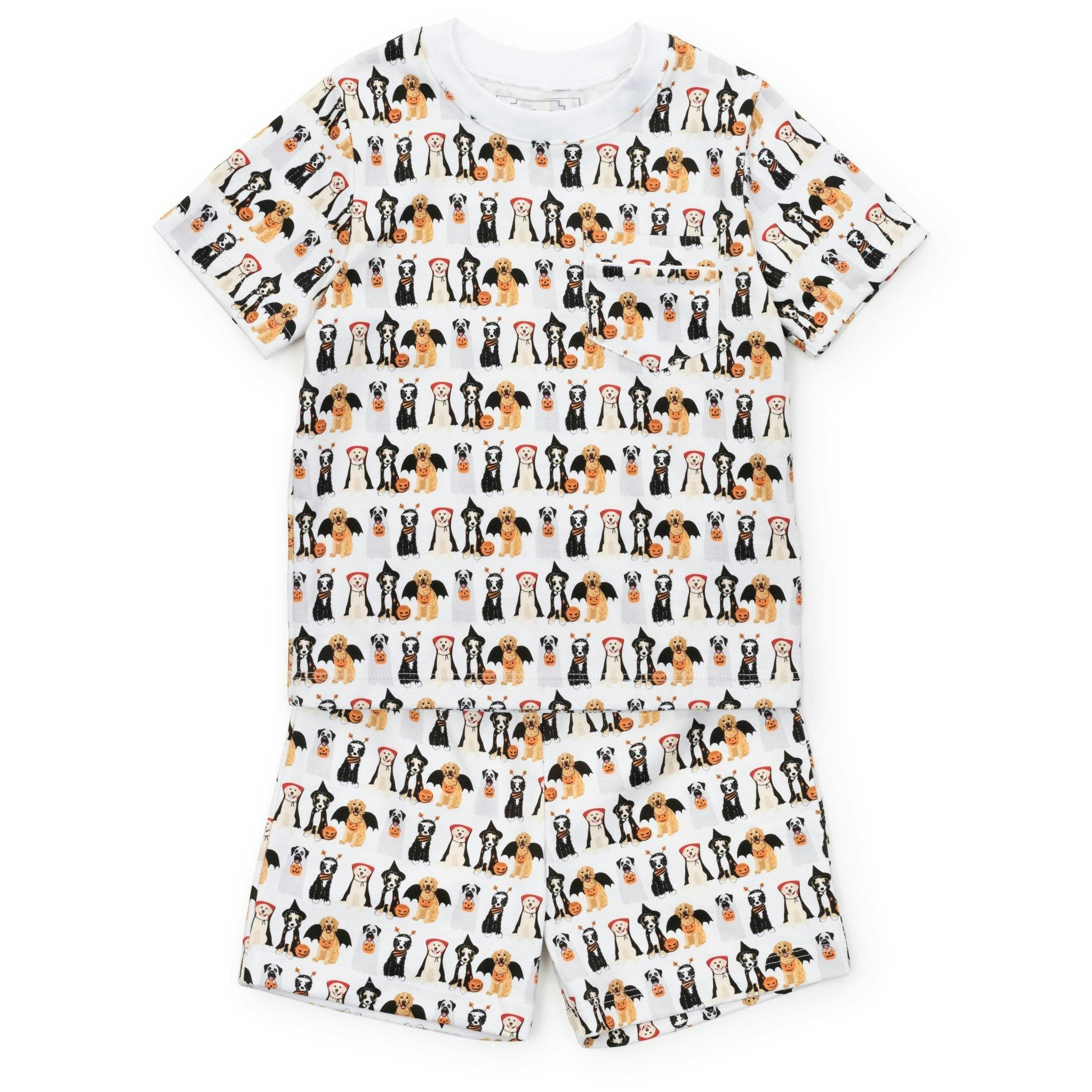 Charles Boys' Short Set - Halloween Pups
