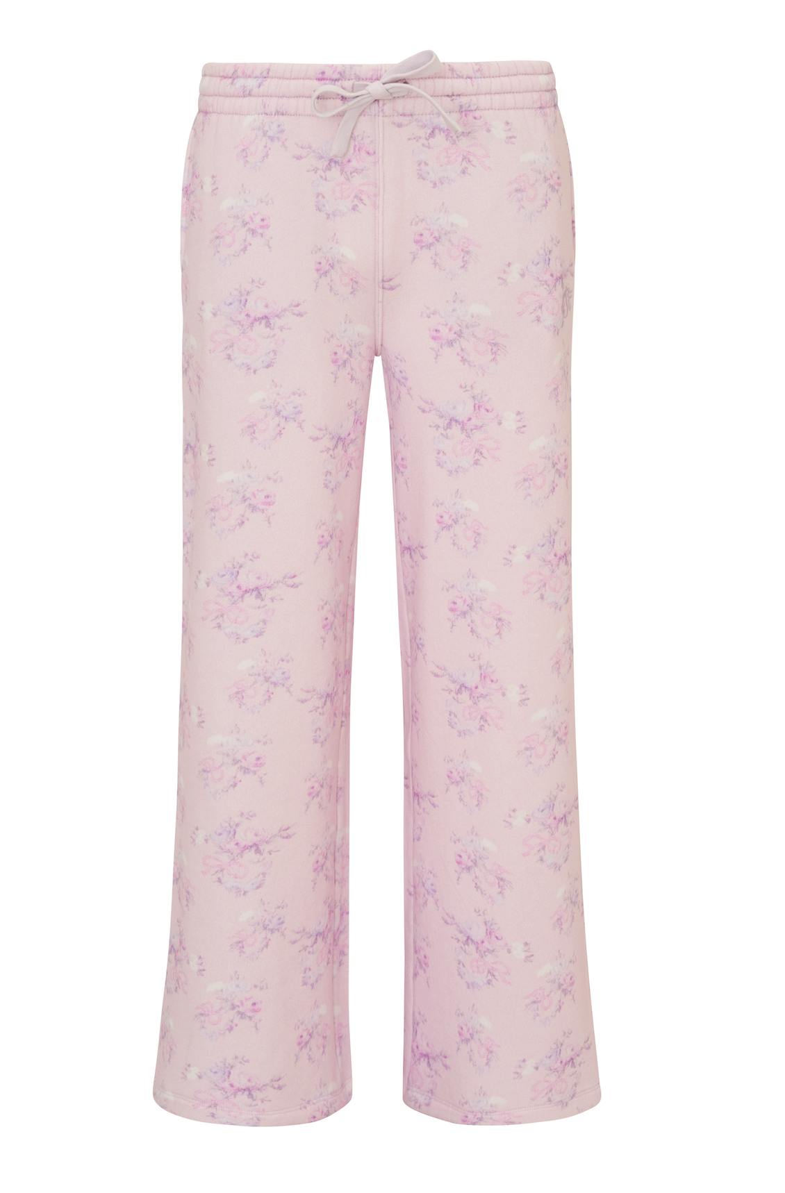 Selbie Tween Sweatpant, Iced Mauve Floral