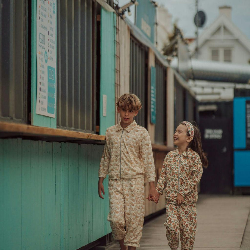 Tracksuit Pants | Organic Cotton Jersey - In Bloom