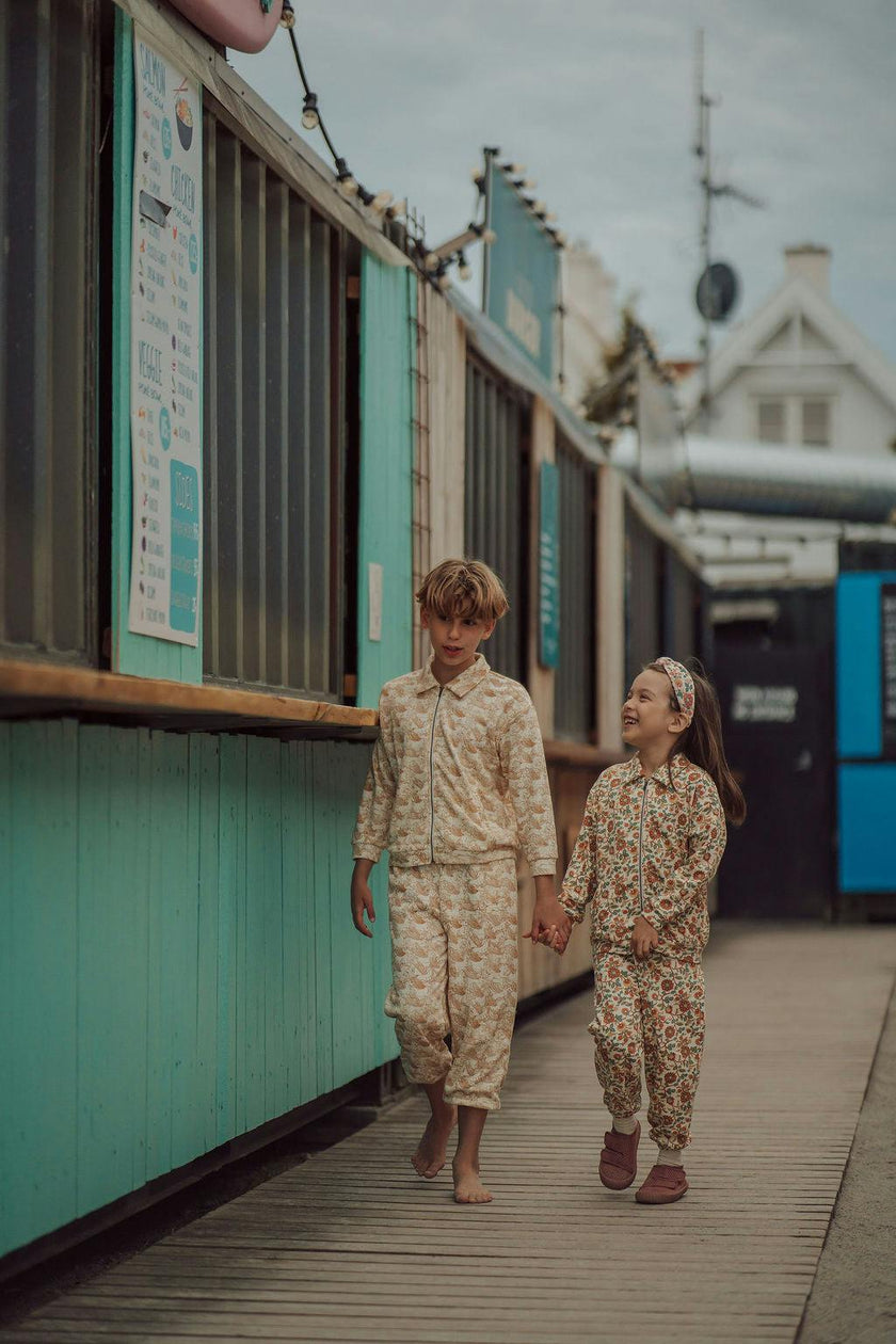 Tracksuit Pants | Organic Cotton Jersey - In Bloom