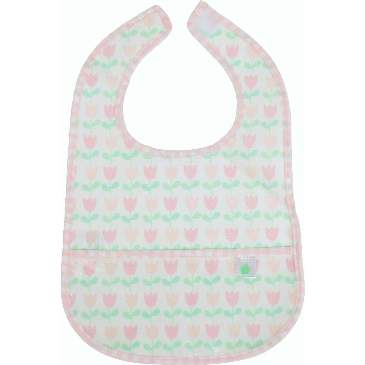 The Wipe It Bib in Tulips