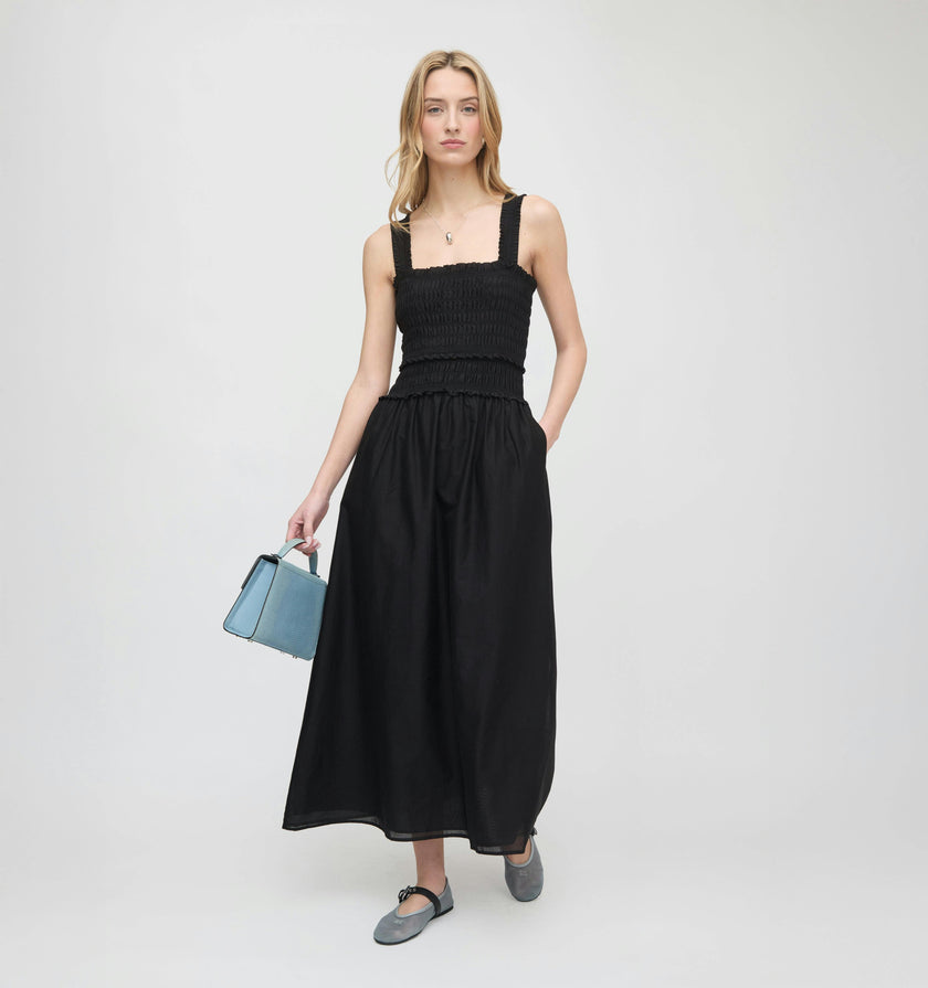 The Azalea Maxi Nap Dress - Black
