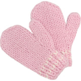 Knit Mittens - Pink