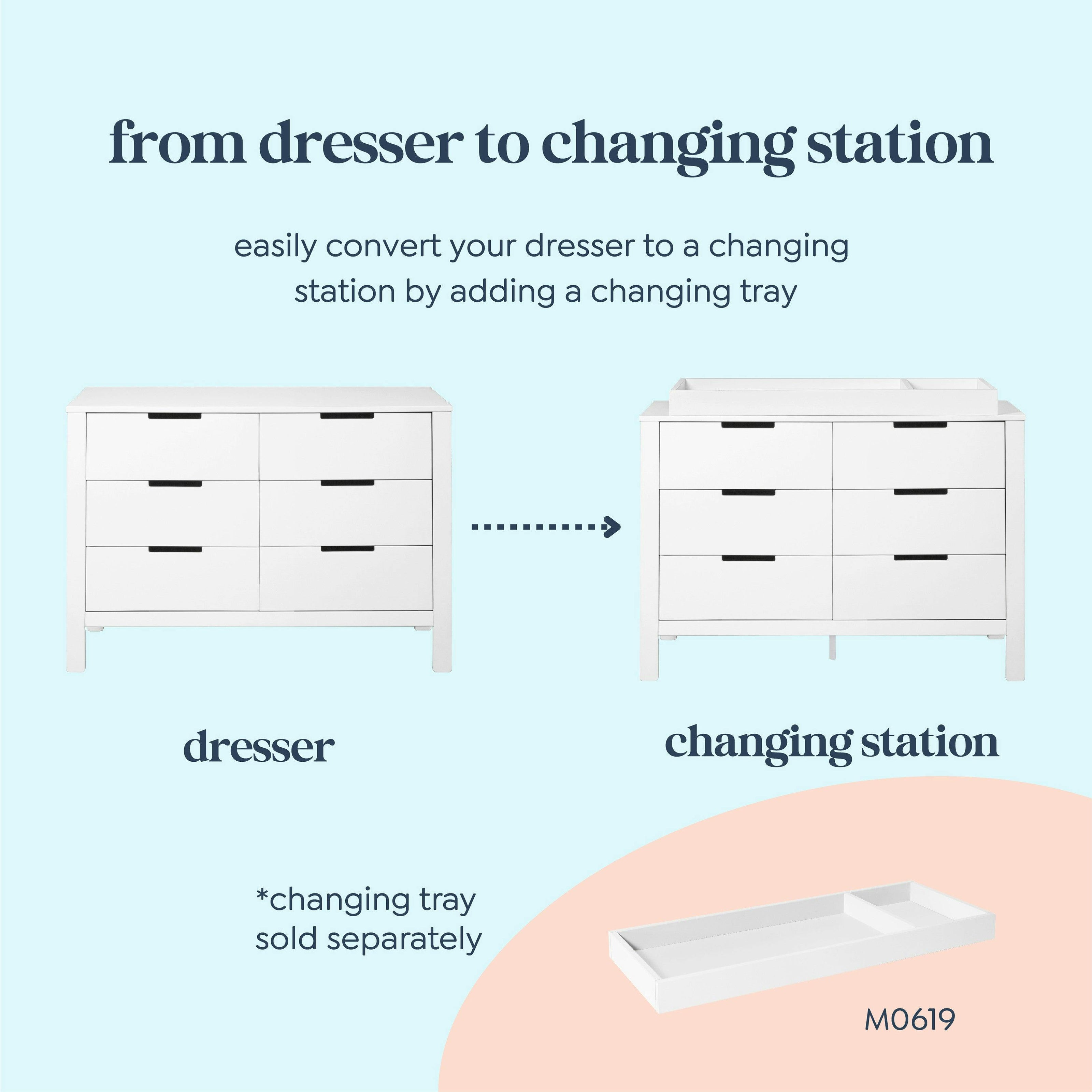 Carter's Colby 6-Drawer Dresser