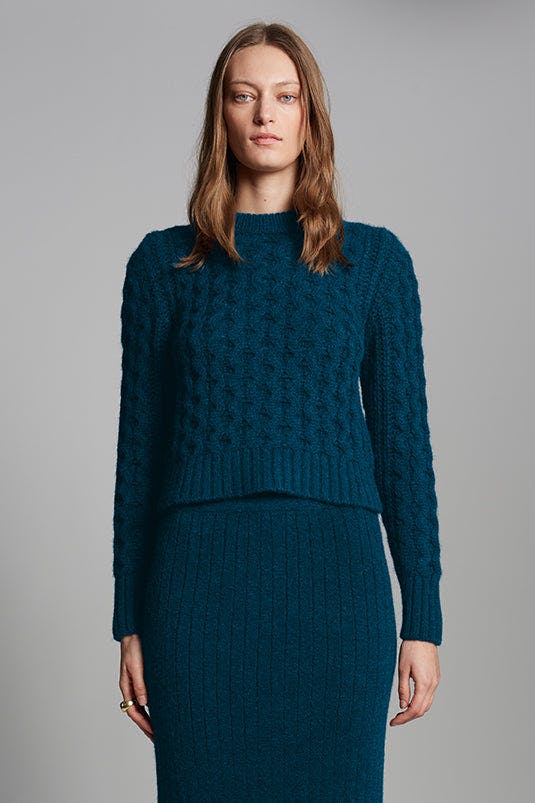 AMARA SWEATER | REGAL GREEN