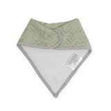 Cotton Muslin + Fleece Bandana Bib 4 Pack - Adobe Checker