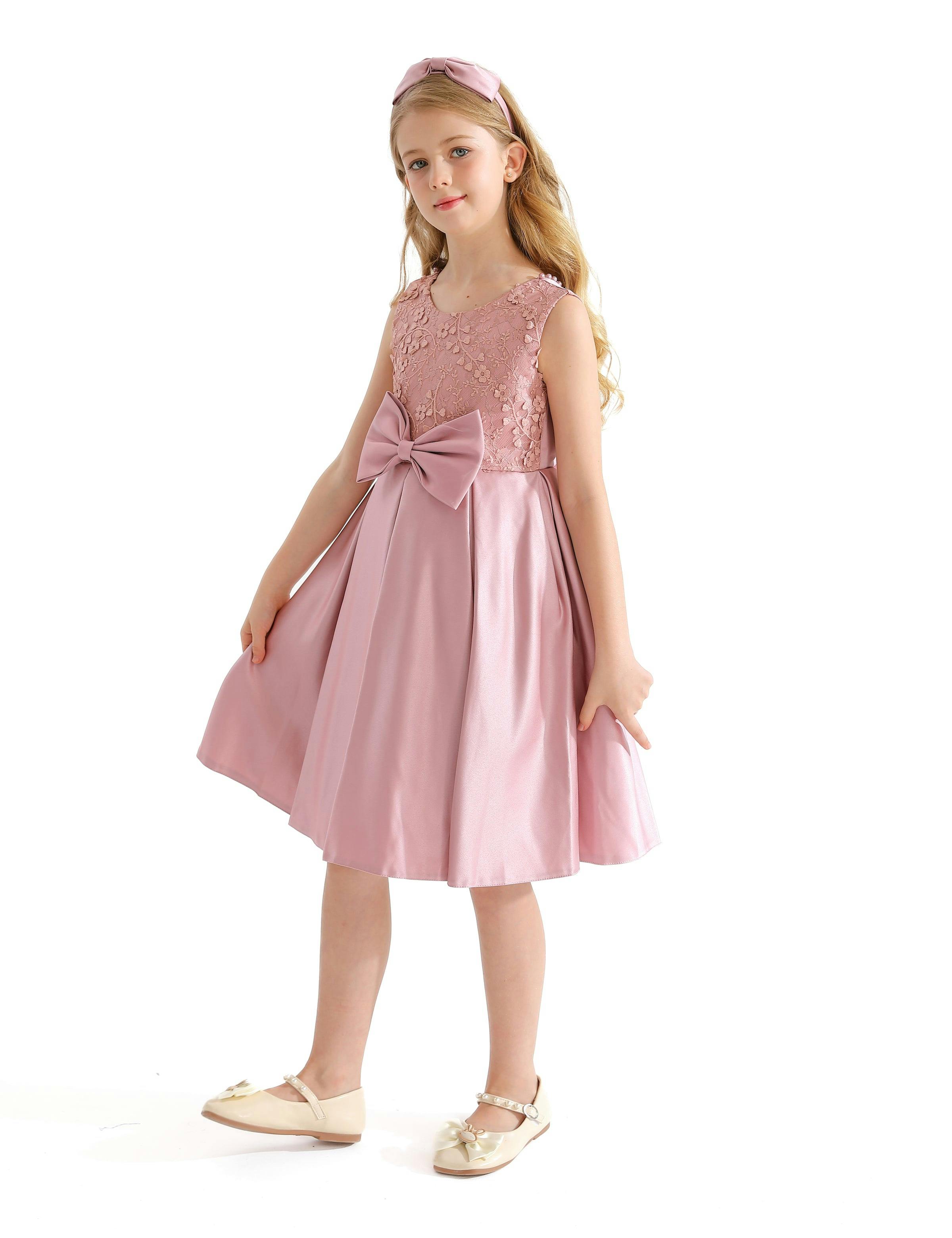 Pink Hampton Double Bow Dress