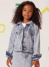 Rainbow Sparkle Denim Jacket