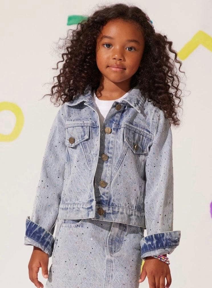 Rainbow Sparkle Denim Jacket
