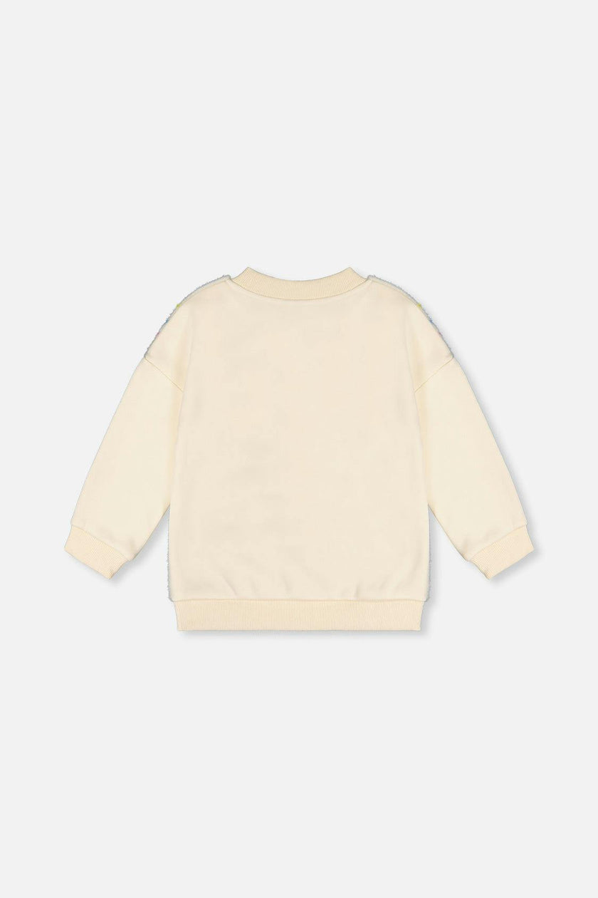 Bi-Material Sweater Off-White