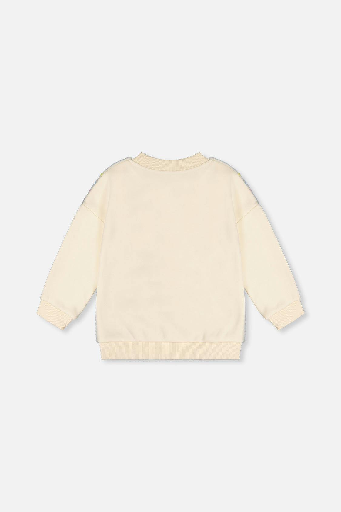 Bi-Material Sweater Off-White