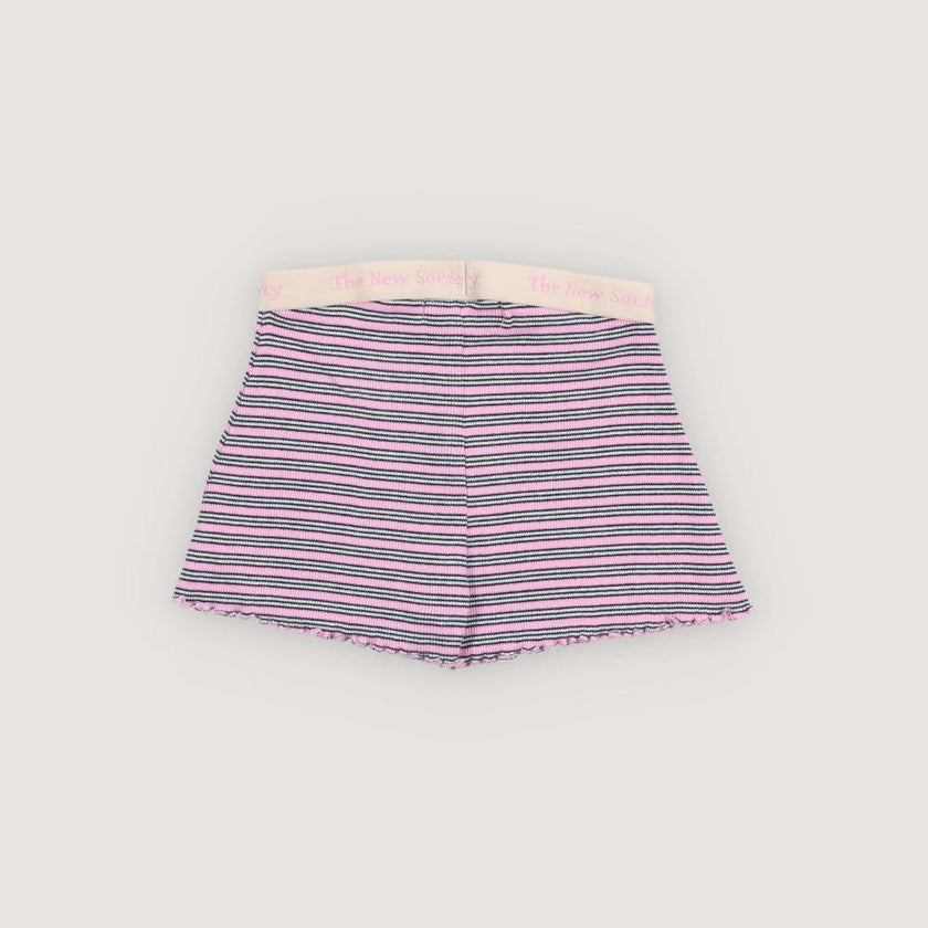 TNS Rib Short Pink Lavander Mini Stripes