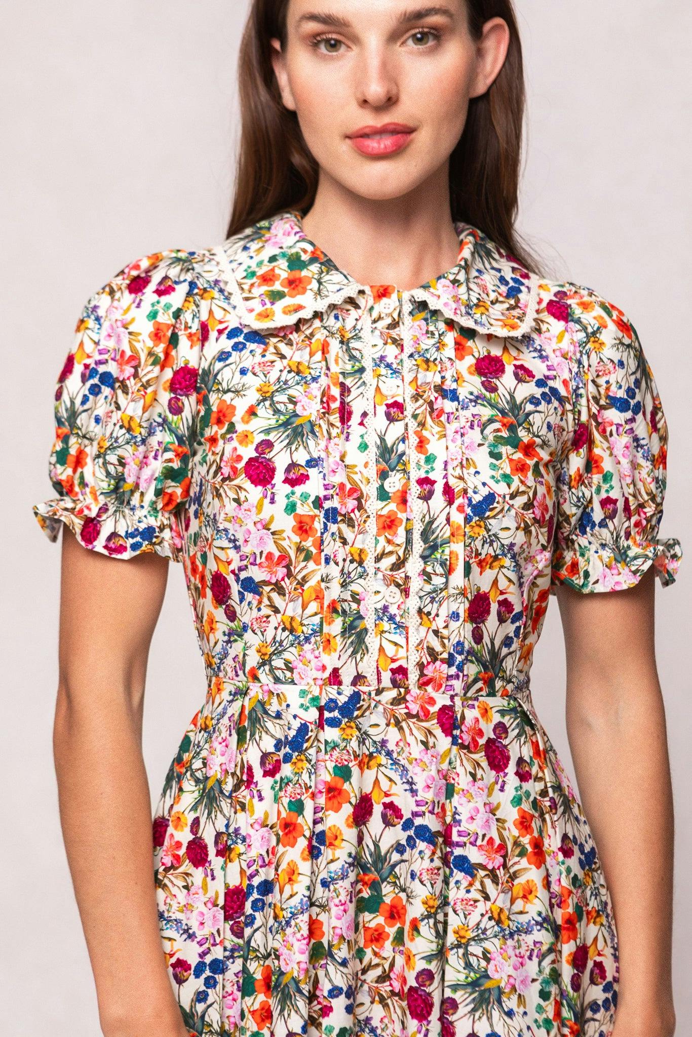 Sophia Dress in Multicolor Floral