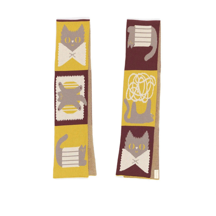 Pasta Cat Mini Scarf