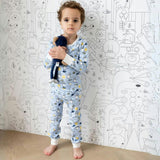 Print Long Sleeve Pajamas